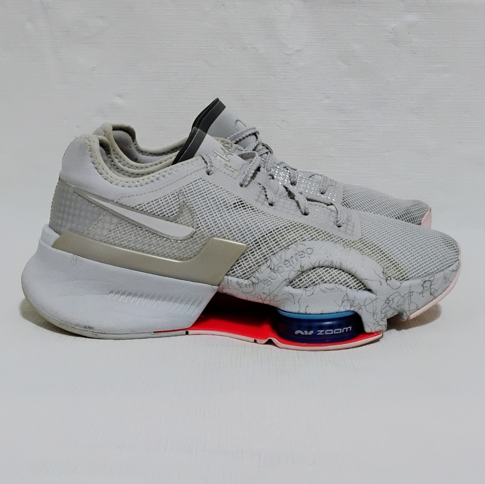 Women's Nike Air Zoom Superrep 3 Platinum Training Shoes Size 7